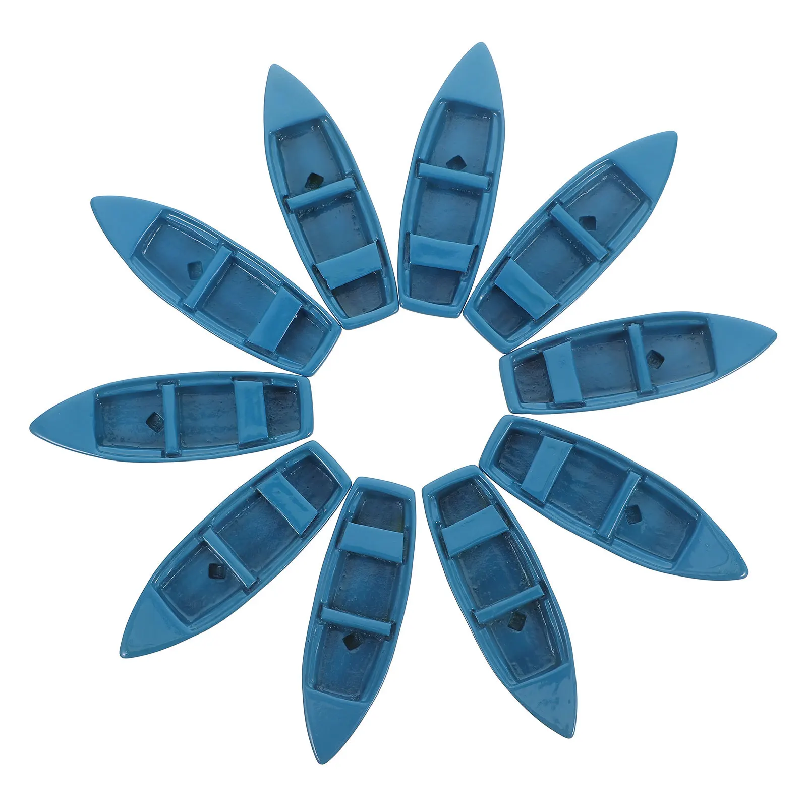 10 قطع من اليخوت المصغرة المصنوعة من الراتنج لتزيين طاولة الرمل للمنزل، عرض بحري، مجموعة بثيمة الشاطئ، زينة