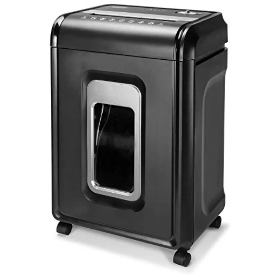 

AU1880XA Heavy Duty Anti-Jam 18-Sheet Crosscut Shredder/60 Min Run Time/ 7-Gallon Pullout Basket and Casters