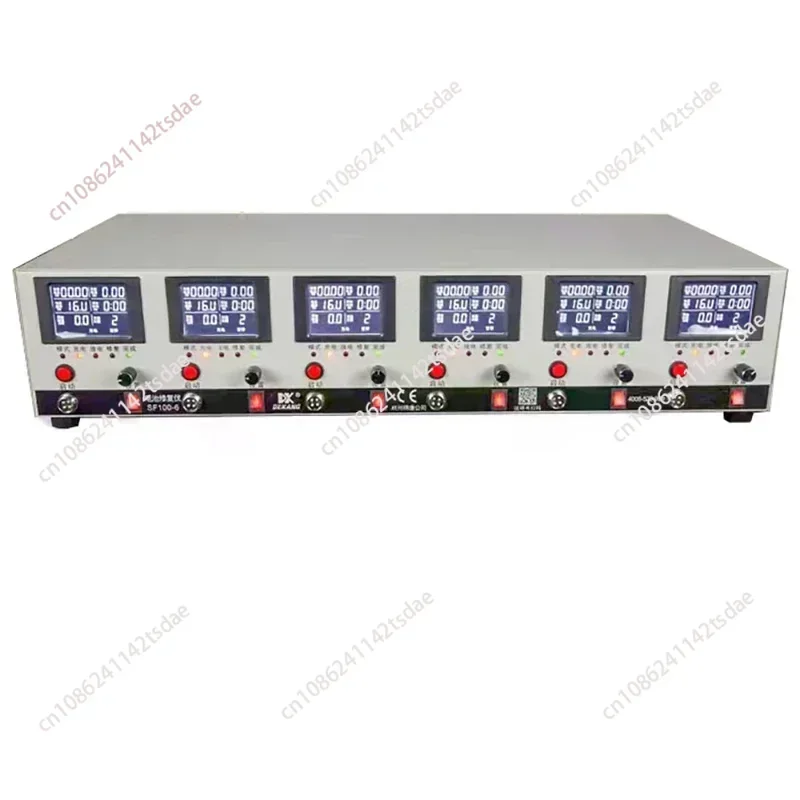 

Test, Lithium Ni-MH Lead-Battery Capacity/Repair 6 Channels Charge And Discharge Integrated SF100-6