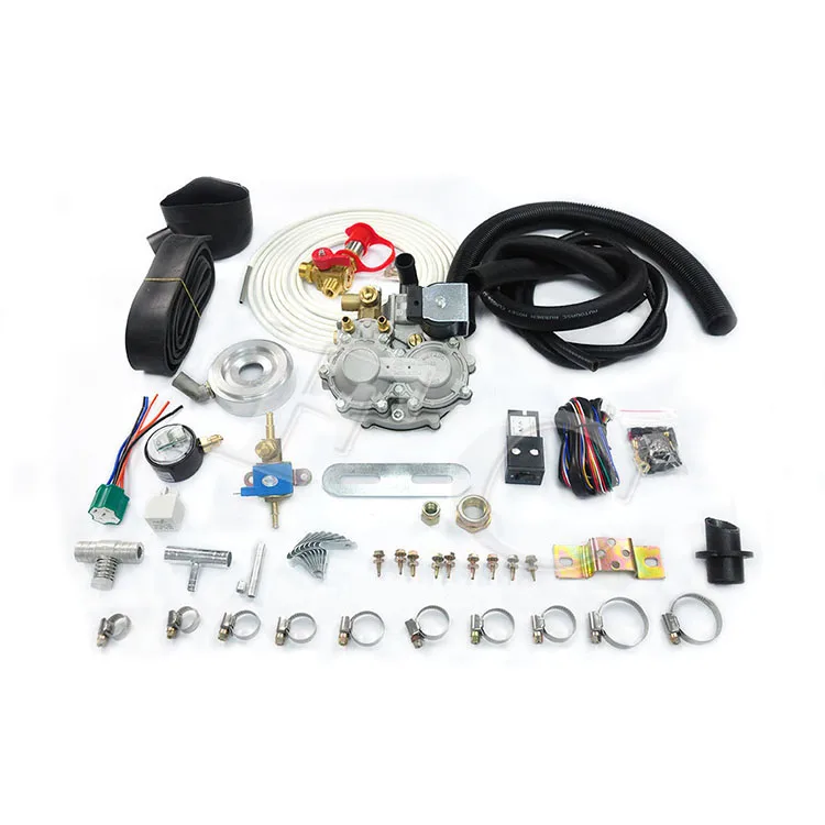 single point CNG conversion kits for sale  GNV GNC gasoline carburetors fuel system  motorcycle Sistema gas vehicular