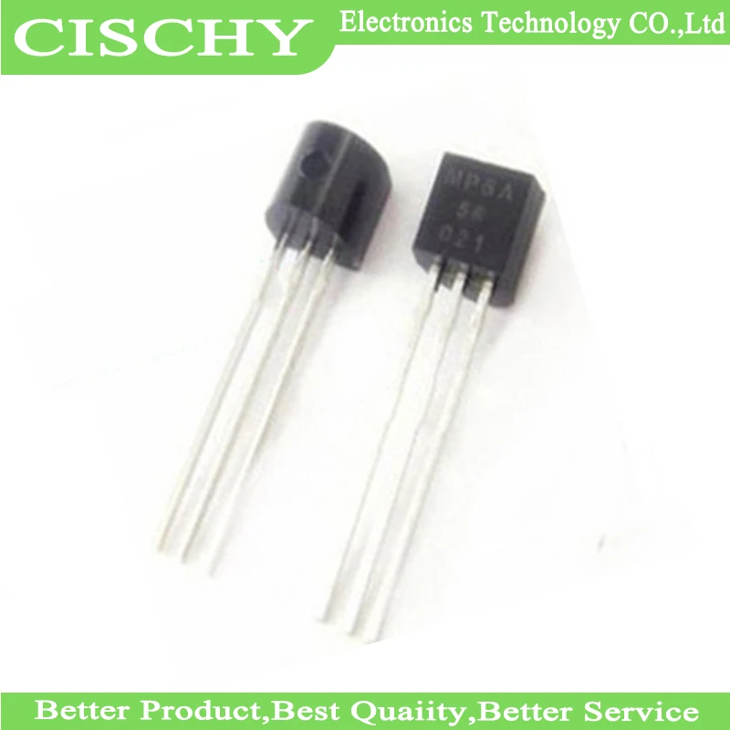 50pcs/lot MPSA56 A56 TO-92 In Stock