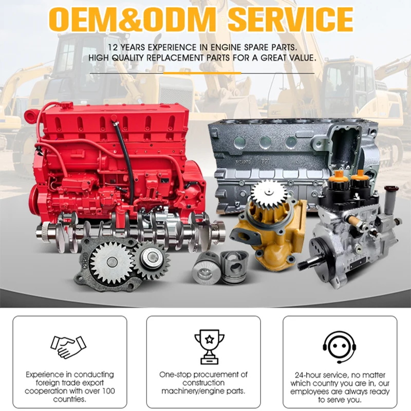 New Original Engine Expert 6D114-3 Engine Cylinder Block  Assembly 6745-21-1190