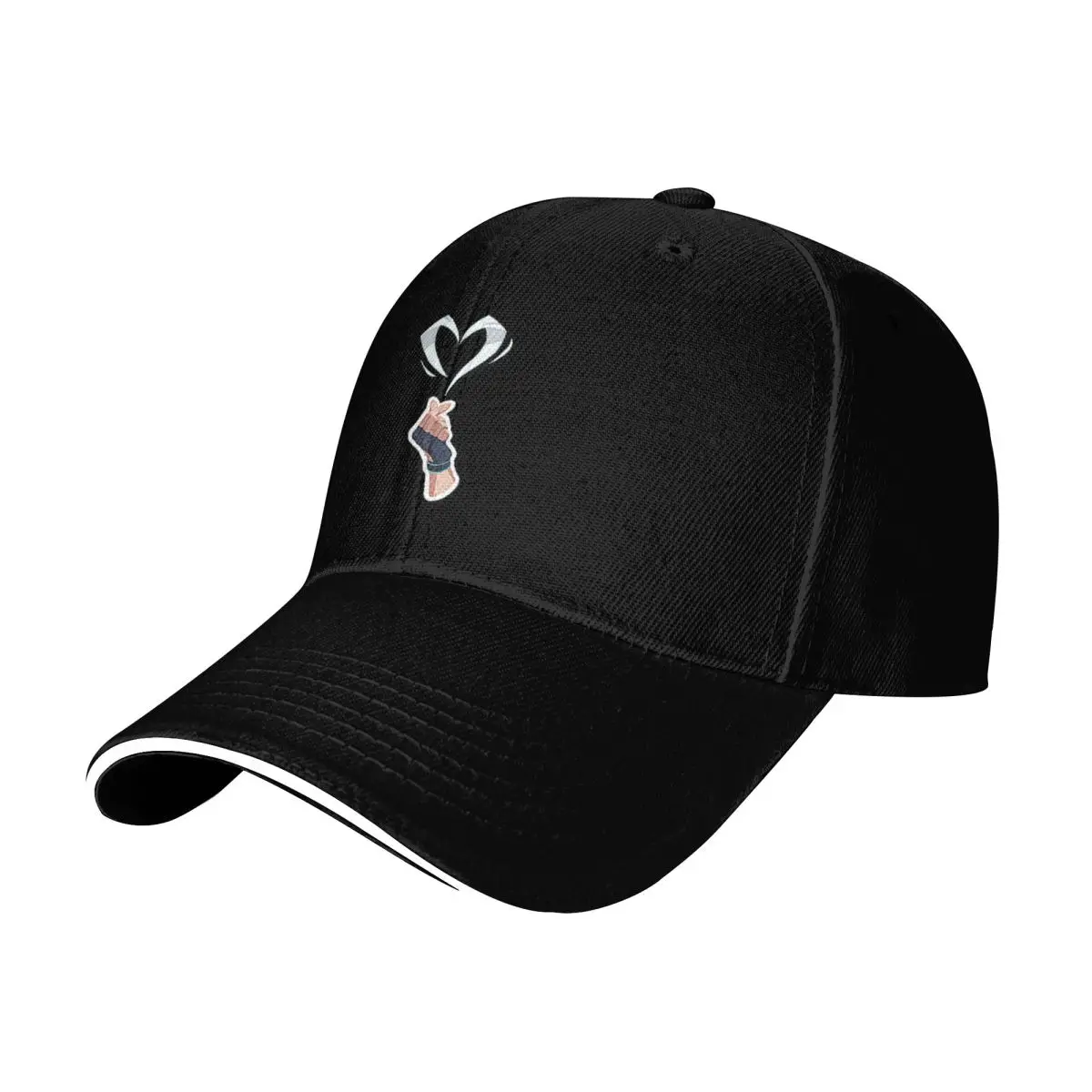 <3 Spray Baseball Cap Breathable Mesh Back Adjustable Buckle Closure Moisture Wicking Quick Dry