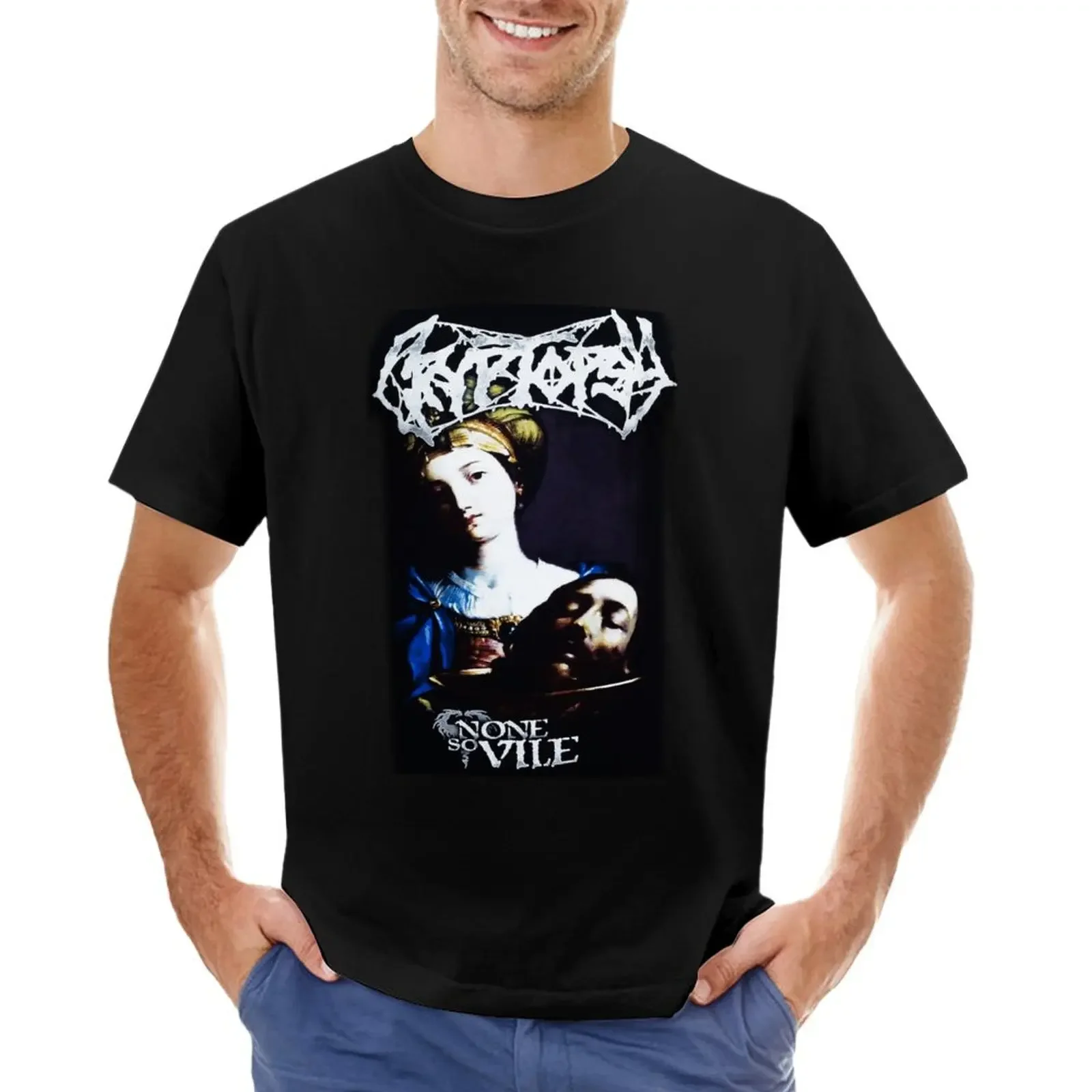 

Cryptopsy None So Vile T-shirt plain customizeds heavyweights summer top mens workout shirts