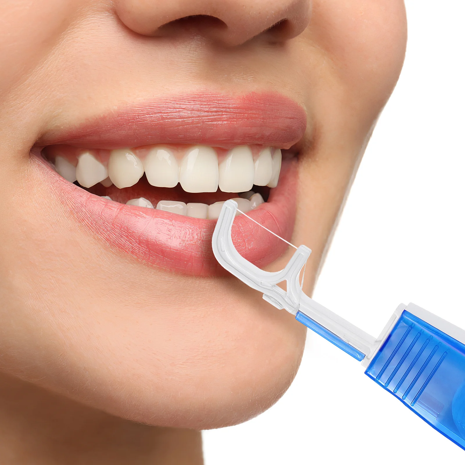 

Dental Floss Picks Tooth Flossers Exquisite Workmanship Smooth Ergonomic Handle Long Floss Back Teeth Oral Health