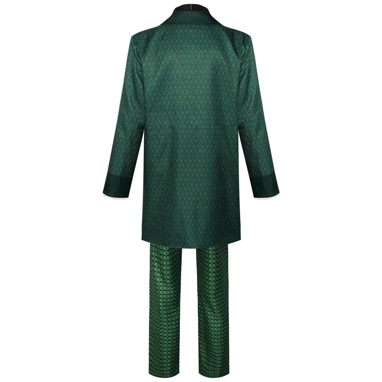 Movie Wicked Cosplay Costume Wizard Green Suit Men Roleplay Costume Halloween Carnival Party Outfits Men Suit Uniform