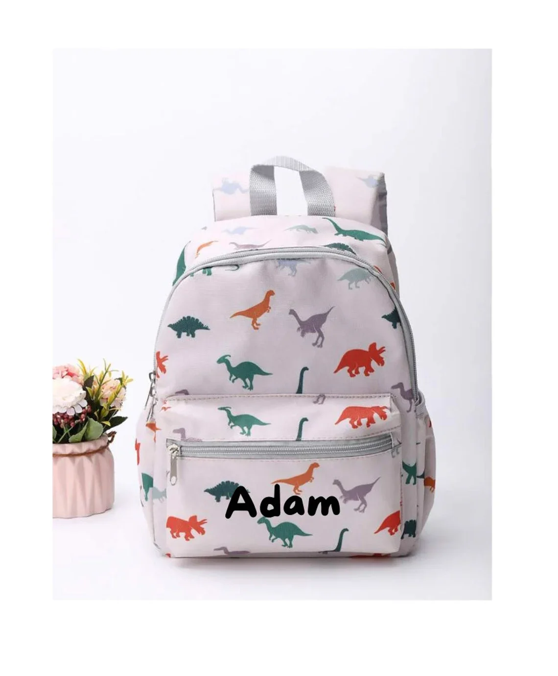 Custom Kids Backpack, Personalised Children\'s Backpack, Kindergarten backpack, Dinosaur personalised School bag，Toddler Backpack