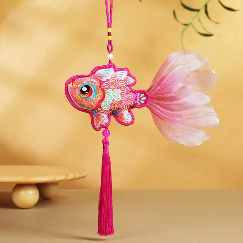 

Goldfish New Year Koi Fish Decoration Good Fortune Best Wishes Chinese Traditional Pendant Good Luck Hanfu Decoration