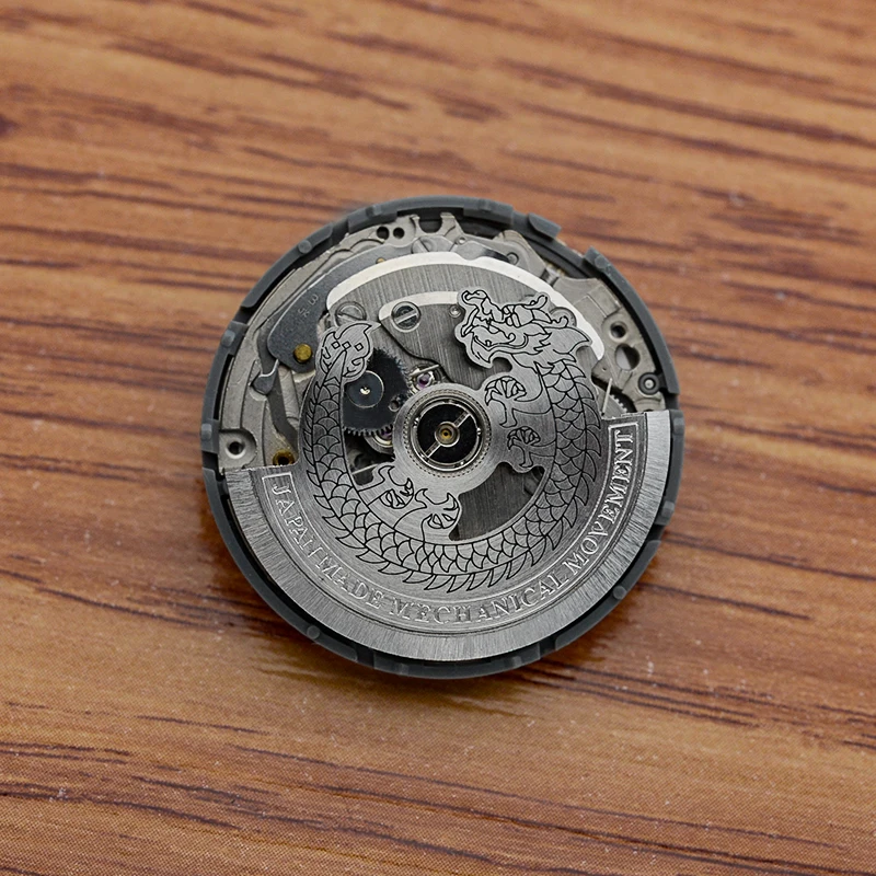 Watch automatic movement oscillating  dragon pattern Japan 4R35 4R36 6R35 6R36 7S26 7S36 sport, Seiko NH35 NH36 NH3