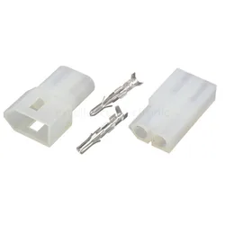 10sets 5500/5600 3.7mm Pitch Air Butt 2P Automotive Wire Connector For Butt Socket Riveted Car Headlight Plug DJ3023-2.3-11/21