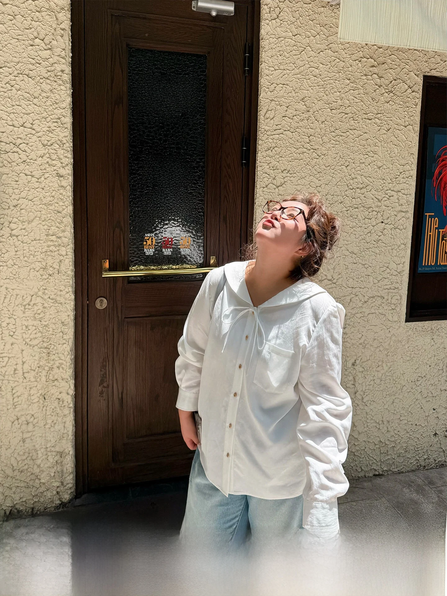 

Loose BM Sle irt Collar Academy irt Spring Autumn New Sle Small Cro PONGKIKI Rayon Fiber Women's Busin Casual irt