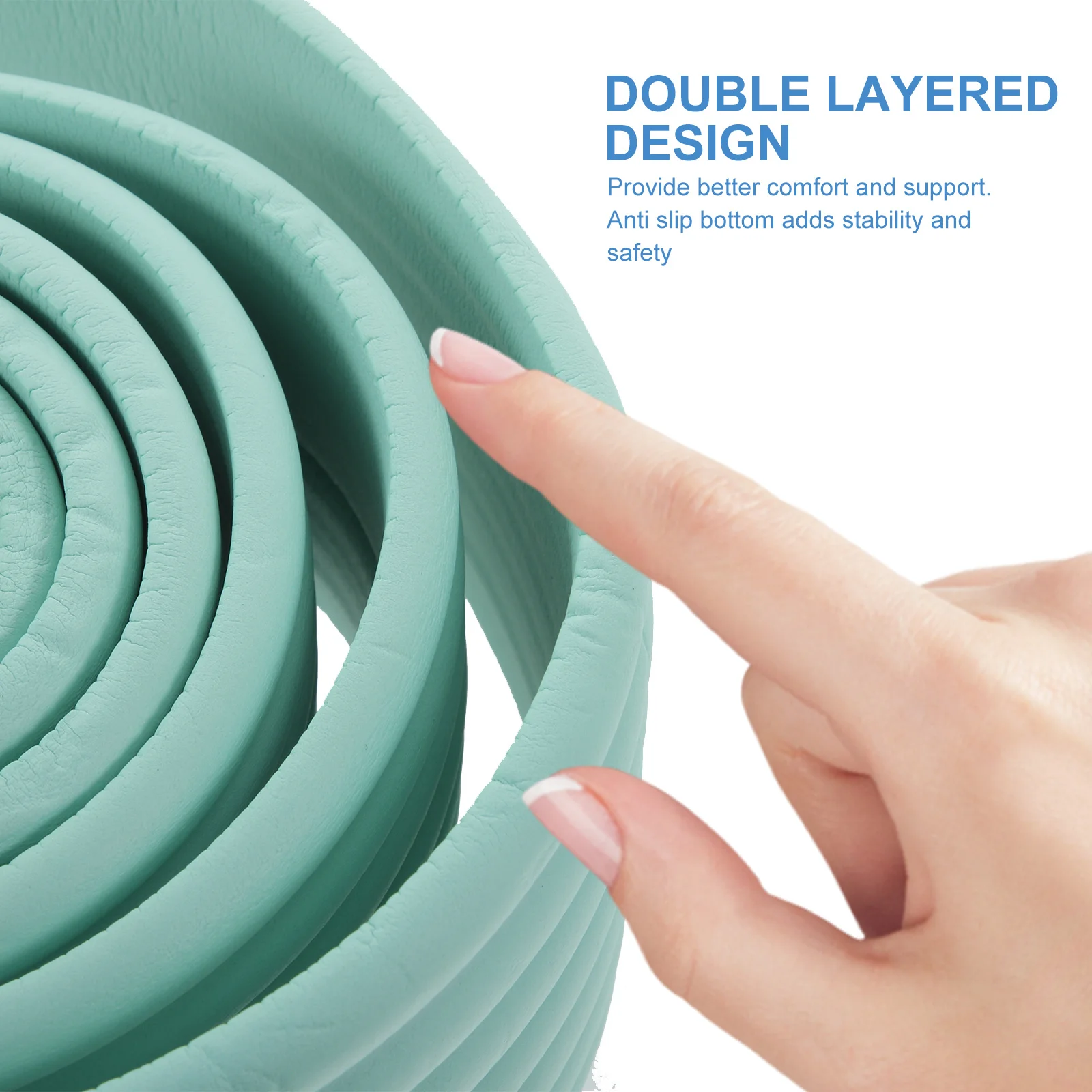 

Bunk Bed Ladder Cover 1 Roll Double Layer Non-Slip Stair Tread Pad for with High-Density Foam Support and