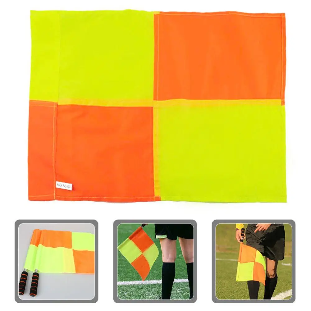 

Soccer Referee Flag Competition Fair Play Outdoor Football Trainning Corner Linesman Football Flag Referee Equipment Flags U7C3