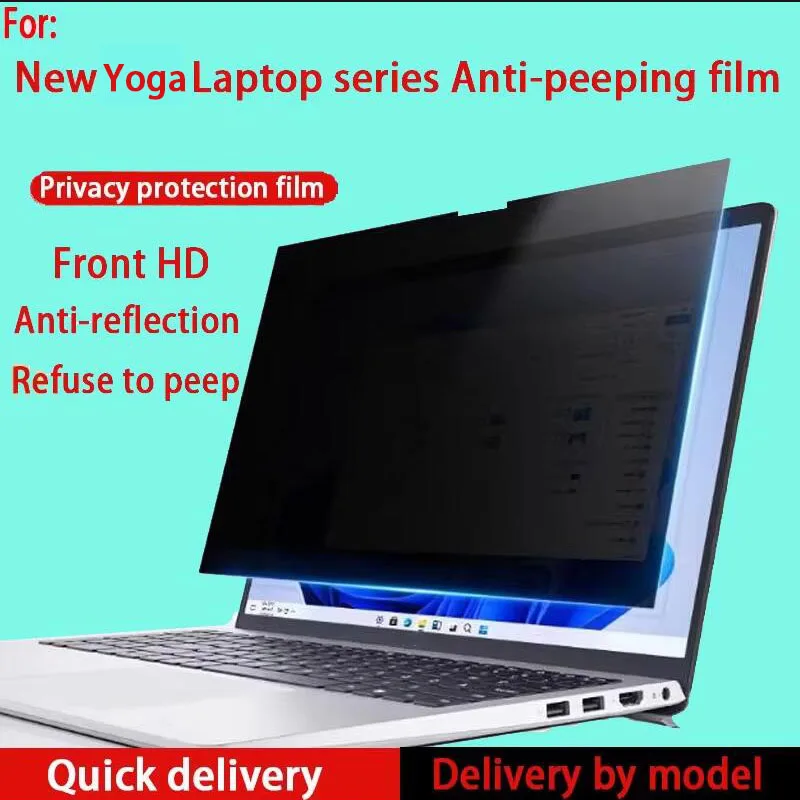 

For Lenovo Yoga 7 2-in-1 14ILL10 16ILL10 peep-proof film Yoga 7i gen 10 16/14-inch laptop privacy screen film touch screen film.