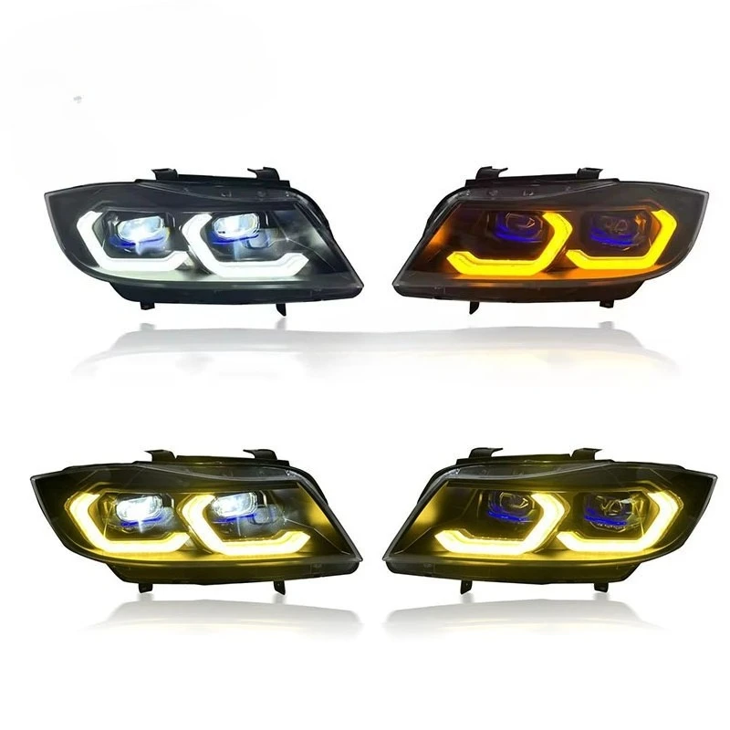 

Auto Parts LED Headlights for 3 Series E90 2005-2012 Two Color LED Headlights Headlights Yellow and White