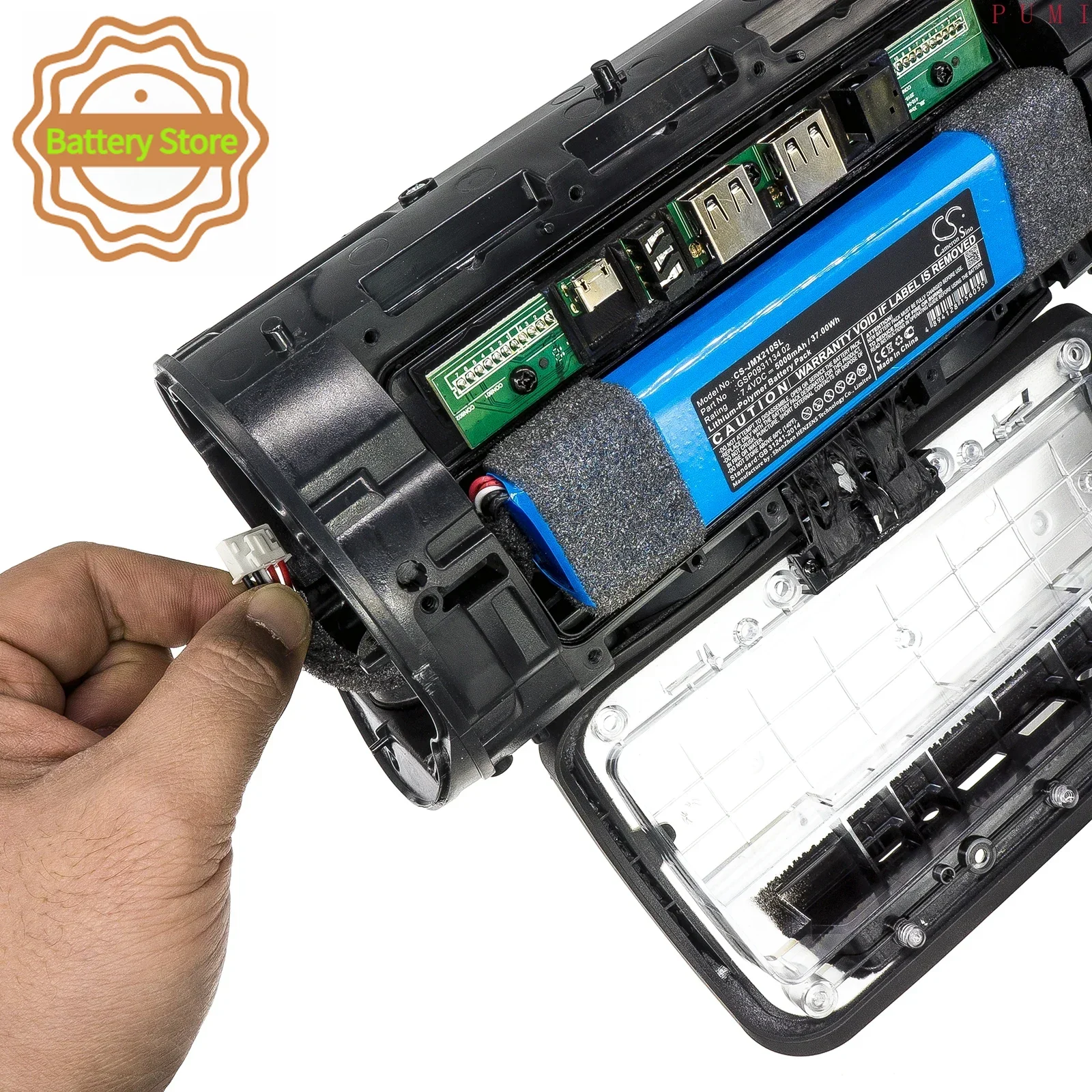 CS Replacement Battery for JBL Xtreme Splashproof PN:GSP0931134 02 5000mAh / 37Wh