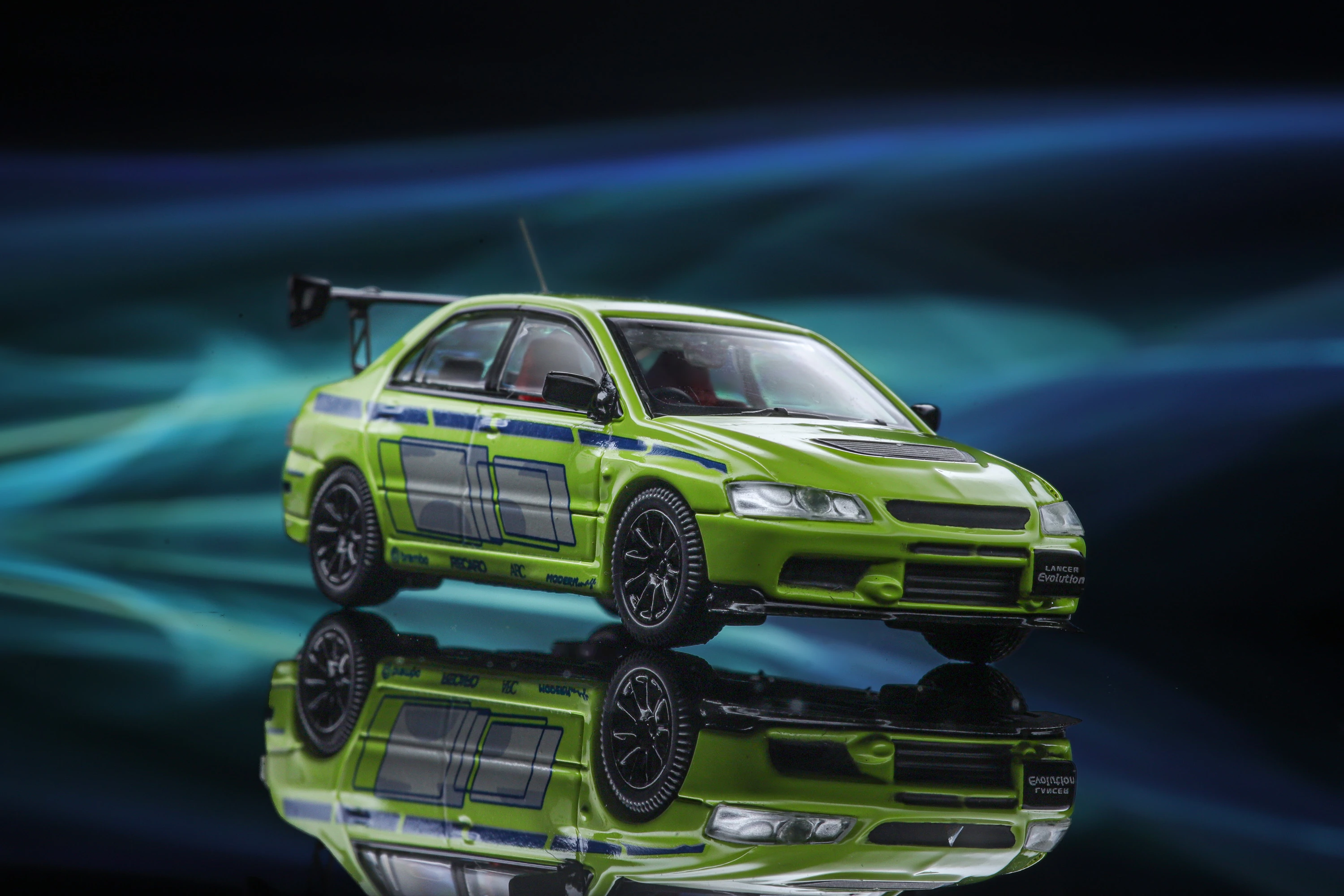 Speed GT 1:64 Evolution EVO IX The Fast and the Furious 2 Green Diecast Model Car