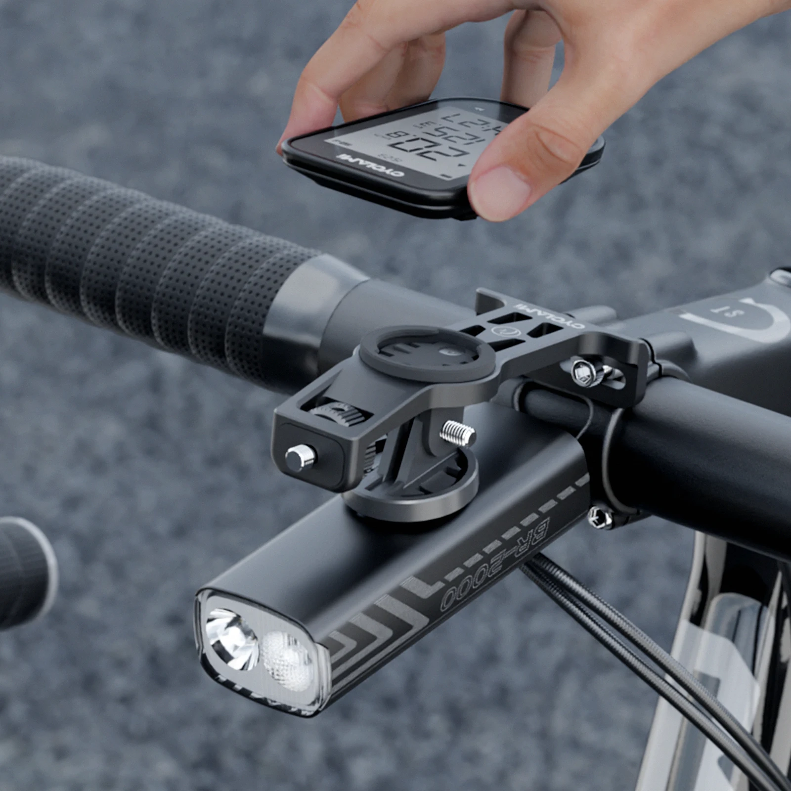 

CYCLAMI BiKe Computer Mount Multifunctional Handlebar Extension Front Mount Camera Holder for XOSS IGPSPORT