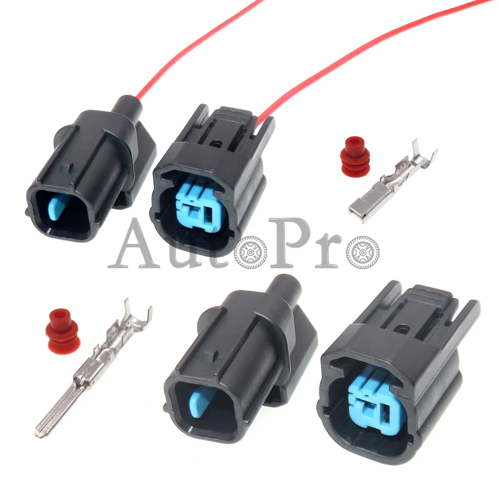 1 Set 1 Hole 6181-0803 Auto Accessories Car Horn Starter Wire Cable Socket For Honda 6189-0591 Automobile Waterproof Plug