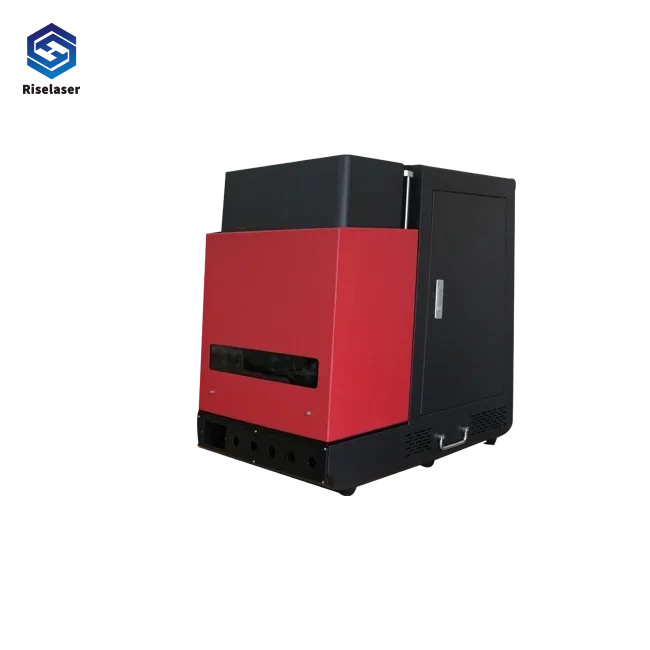 2025 Excellent Products Enclosed CCD Fiber Laser Engraving Marking Machine Metal Stainless Steel Silver Gold Fiber Laser Marking
