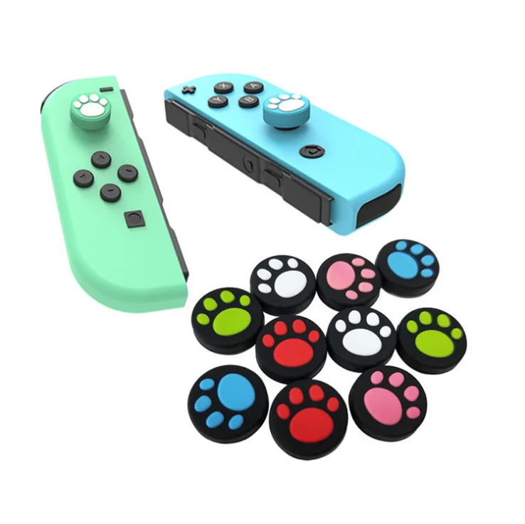 

Lovely Cat Paw Claw Thumb Stick Grip Cap Joystick Cover For Nintendo Switch NS Lite Joy-Con Controller Gamepad Thumbstick Case