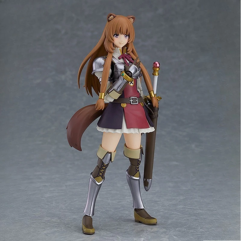 Max Original Figma Series The Rising of The Shield Hero：Raphtalia Anime Action Figure Assembly Model Toys Collectible Ornaments
