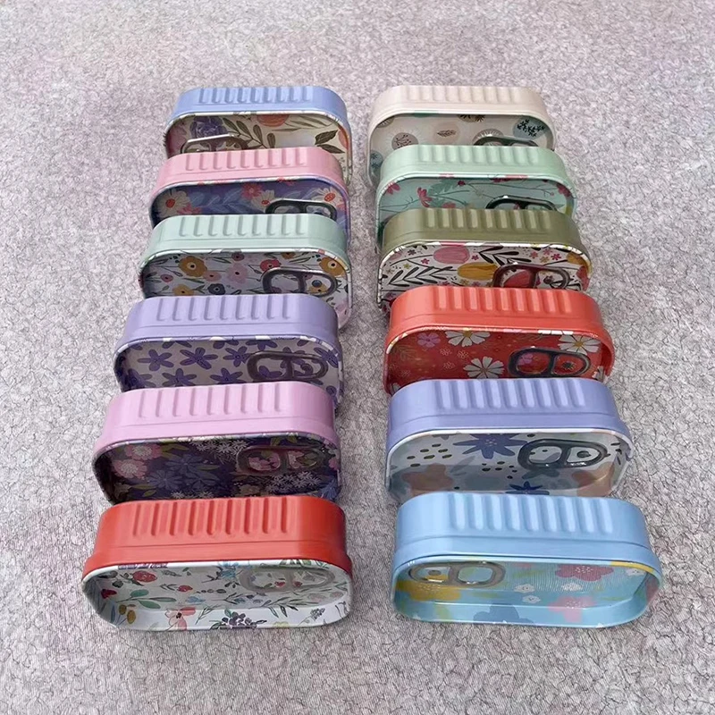 New Creative Small Tin Box, Can, Shape, Tin Box, Coin Earrings, Jewelry, Storage Box, Drawer Organizer And Storage