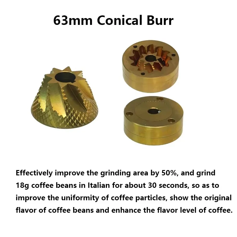 Portable Coffee Grinder Manual Coffee Bean Mill Stainless Steel 63mm Burrs Cutter Newest Coffee Grinder Adjustable Setting