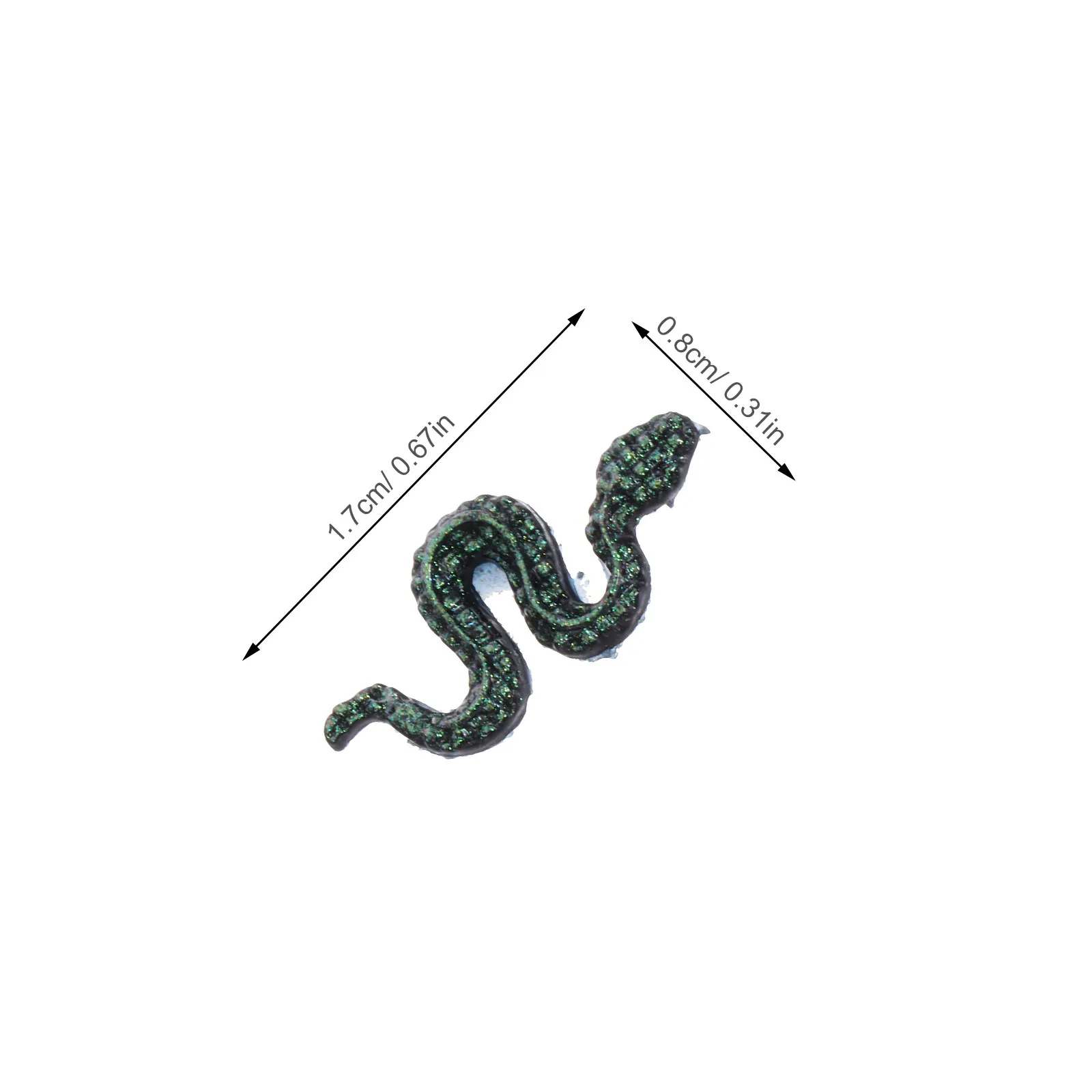 120Pcs Mini Resin Snake Statues Lightweight Realistic Tiny Snakes for Outdoor Indoor Decor Desk Shelf Tabletop Seasonal