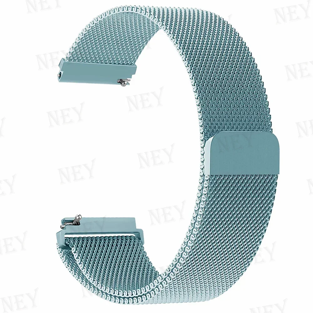 20 mm/22 mm Milanaise-Band für Amazfit GTS/2/2e/3/4/GTS2 Mini/GTR 47 mm/GTR2/3/4/Pro Stratos Metallarmband Amazfit Bip 3 Pro Armband