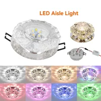 LED Crystal Lamp Embedded Ceiling Light for Home Living Room Corridor Decorative Ceiling Lamp Porch Balcony Indoor Lighting 4
