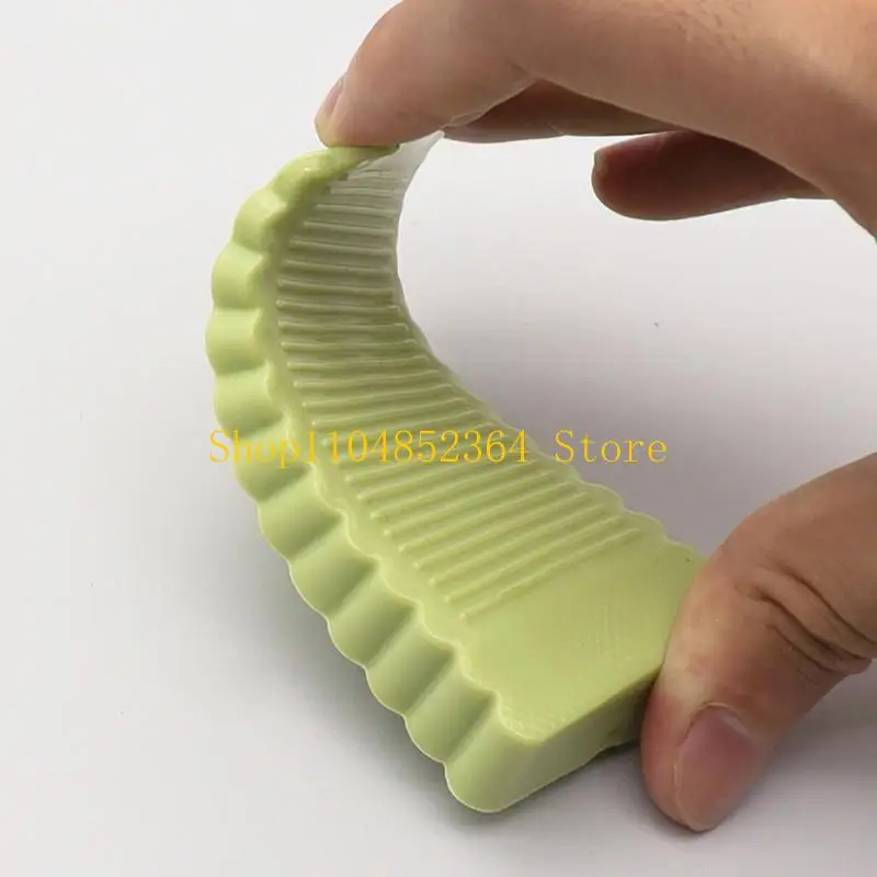 652F سدادات باب مضادة للتصادمات مانعة للانزلاق توقف الباب إسفين امتصاص الصدمات باب المنزل الخلفي الخدم لإبقاء الباب مفتوحًا #5