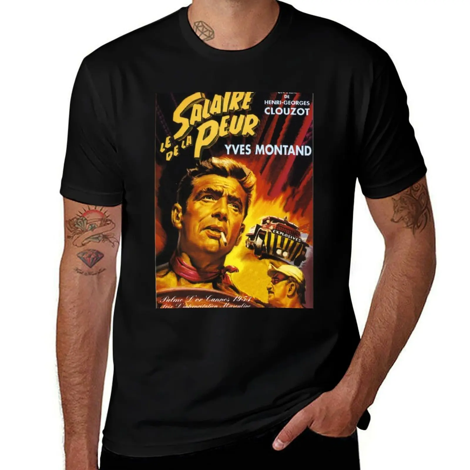 The Wages of Fear Henri-Georges Clouzot T-Shirt Comfortable Workout Short Sleeve Shirt T-Shirt