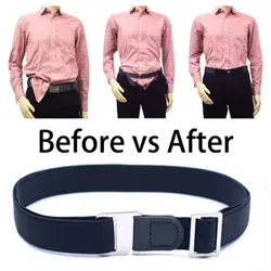 Men Women Non-slip Elastic Waistband Anti Wrinkle Shirt Stay Best Belt Business Shirt Holder Straps Adjustable Belt Locking Belt