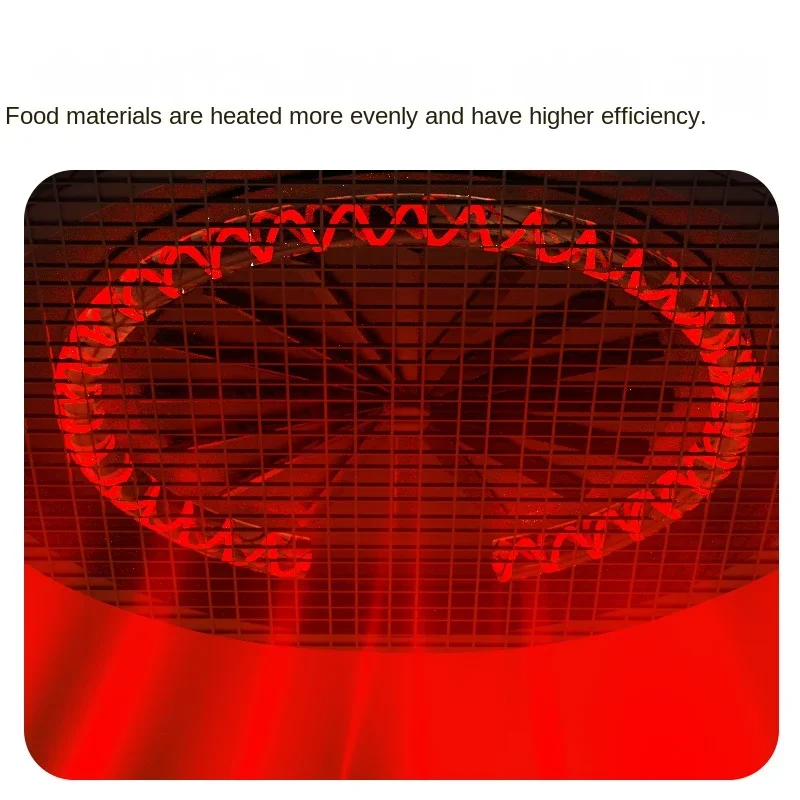 Air Fryer New Homehold Intelligent Transparent Visual Electric Frying Oven Automatic Multi-Functional Integrated