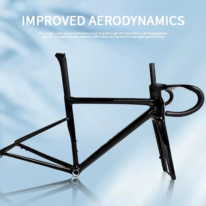 2025 جديد SL8 Dongli T1100 يندبروف إطار من ألياف الكربون تصميم مكبح قرصي تخصيص اللون إطار خفيف للغاية إطار دراجة