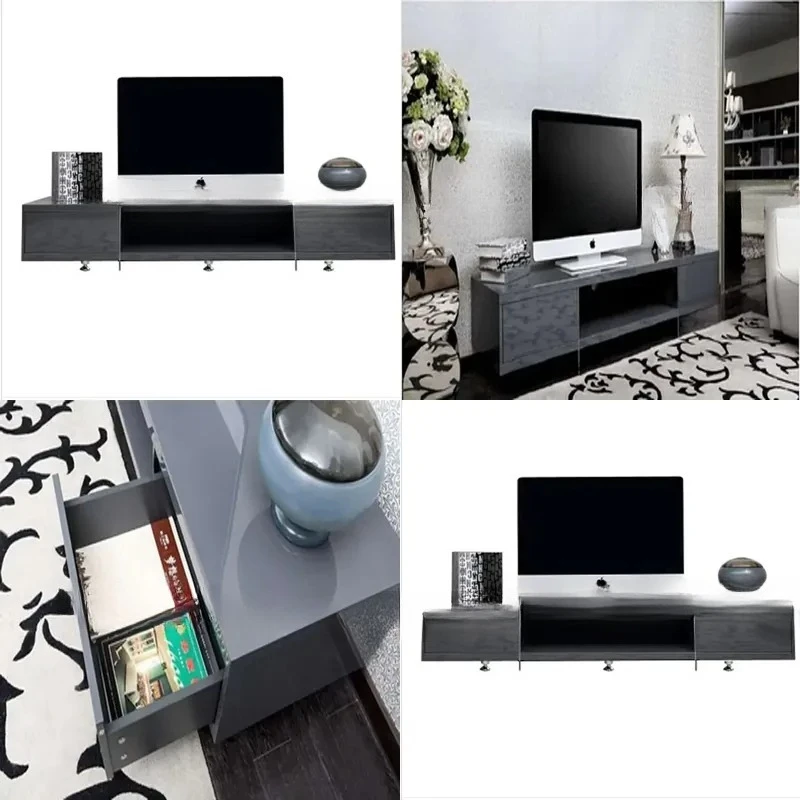 Simple Style Wooden TV Cabinet Stand for Plasma TV Cheap Furniture