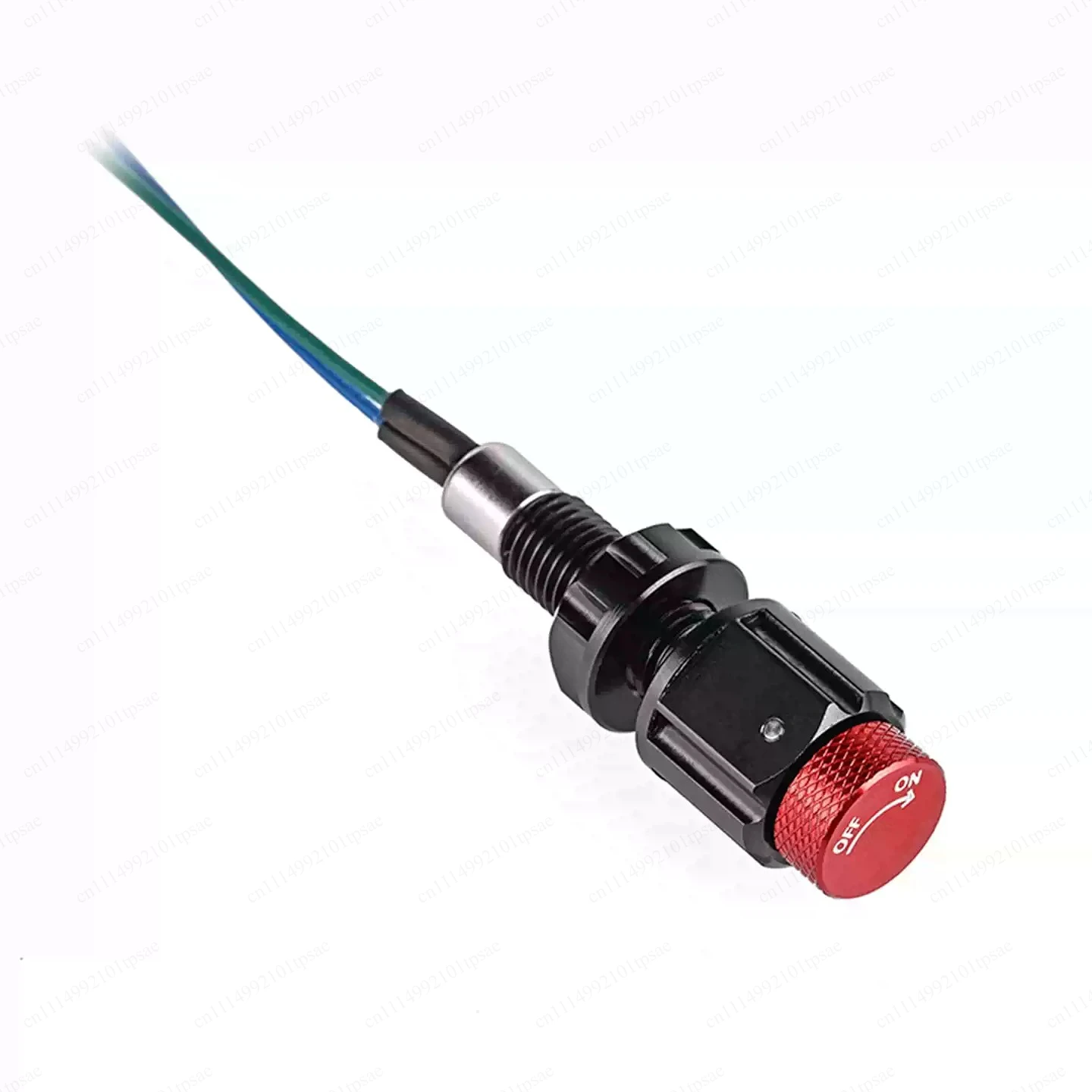 M8 Underwater Switch Underwater Robot Knob on/off Waterproof Aluminum Alloy Switch for ROV Deep-sea Signal Control