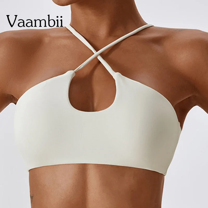 Sports Underwear Cross Yoga Fitness Top Open Back Sport Bras Push-Up Bra Sportswear Sports Top Female Sports Wear For Women