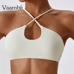 Intimo sportivo Cross Yoga Fitness Top aperto sul retro Reggiseni sportivi Reggiseno push-up Abbigliamento sportivo Top sportivo Abbigliamento sportivo femminile per le donne