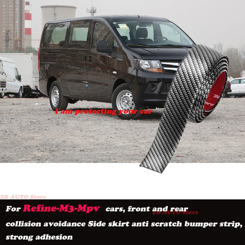 

Strong adhesive bumper strip, front and rear lip side skirts, collision and scratch resistant suitable For Refine M3 Mpv