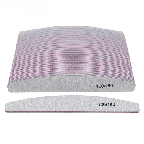 Imagen 2 del producto 50 Piezas de Limas para Uñas 100/180, Accesorios para Uñas, Esmalte de Gel, Pulido, Pedicura, Manicura, Herramientas para el Cuidado de las Uñas, Lima de Uñas