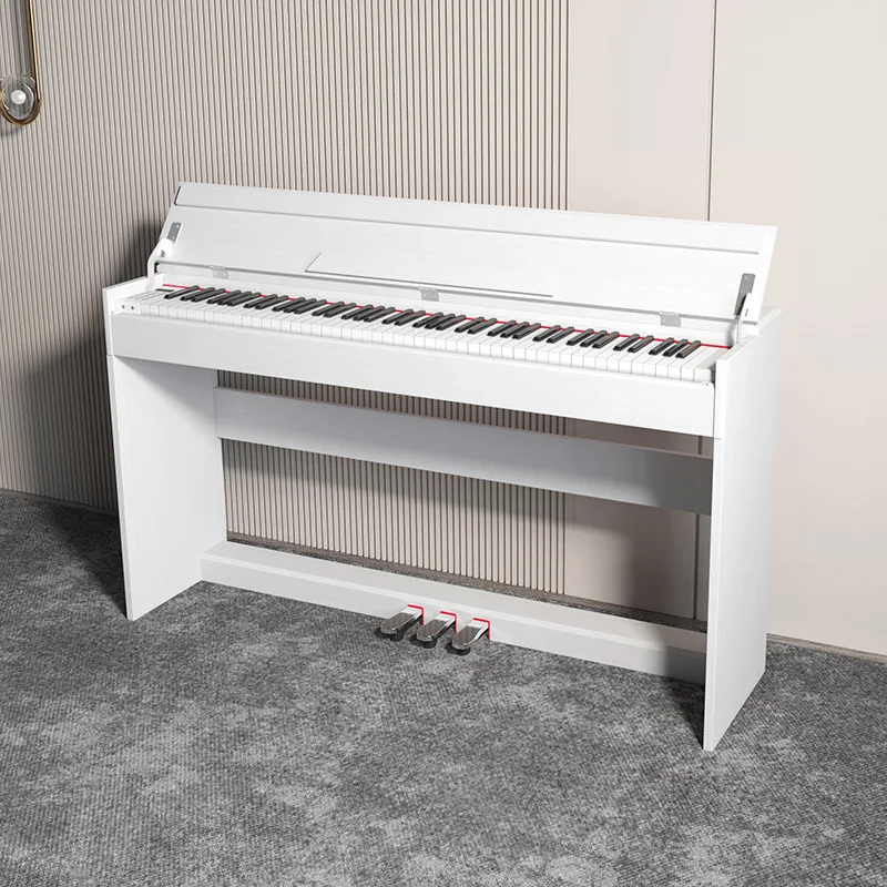 Home Intelligent Vertical 88 Keys Digital Piano Weighted Hammer Action Electronic Musical Keyboard