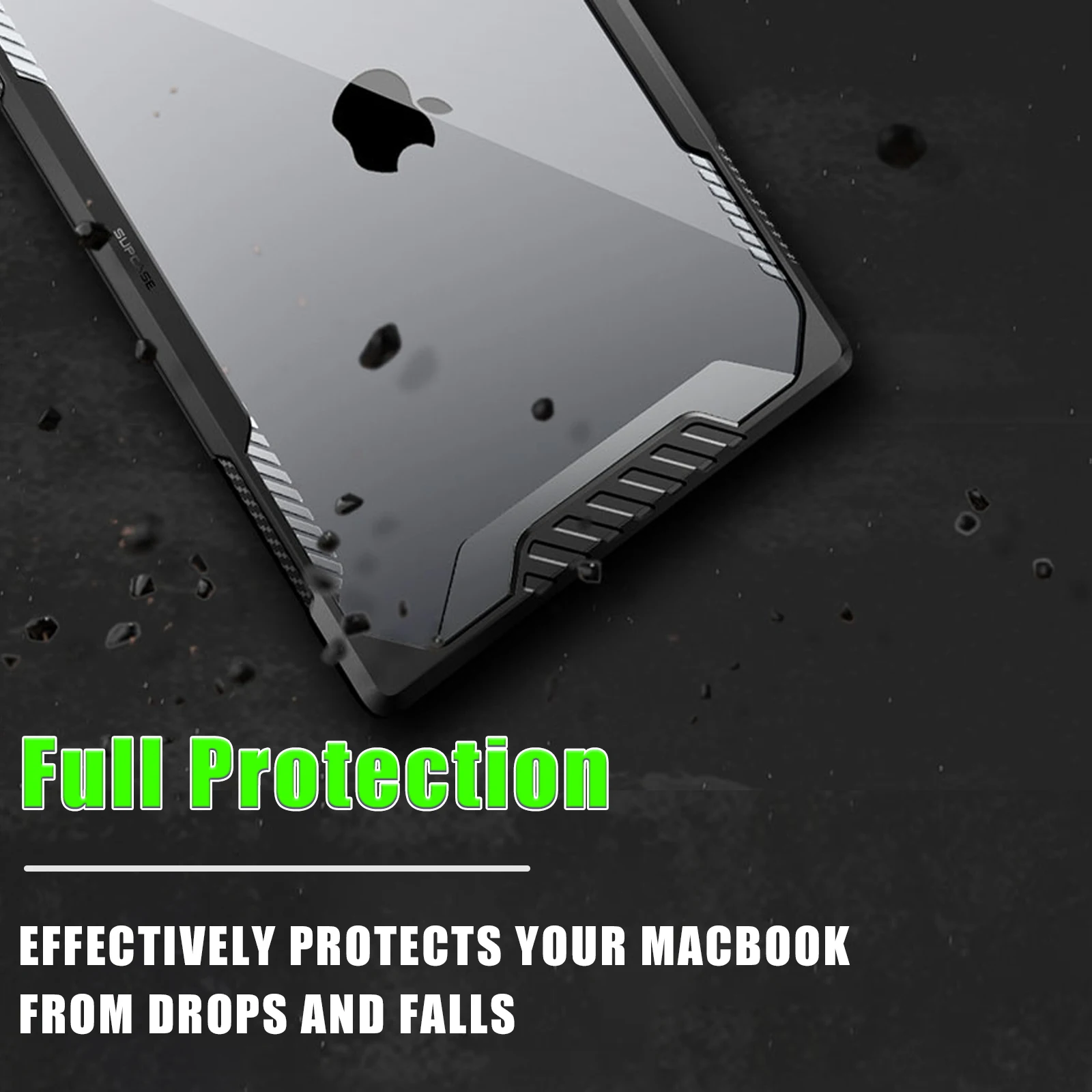 مصممة لجهاز MacBook Air 13 بوصة 2022-2025 M2/M3/M4 (A3240 A3113 A2681) - غطاء حماية رفيع للكمبيوتر المحمول من مادة TPU