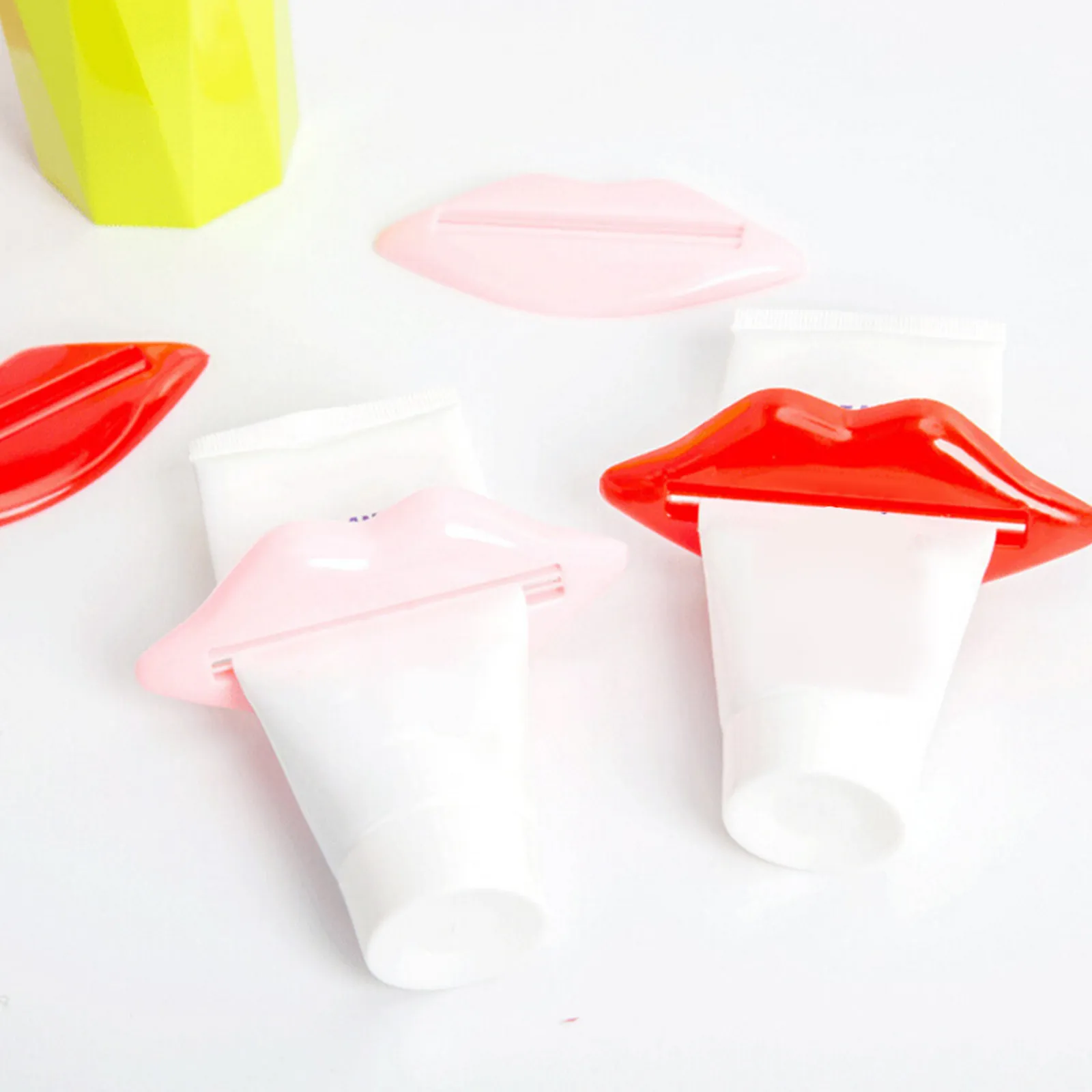 5Pcs Toothpaste Tube Squeezer Sliding Clamp Compact Design Easy Operation for Bathroom Toothpaste Lotion Cream Dispenser
