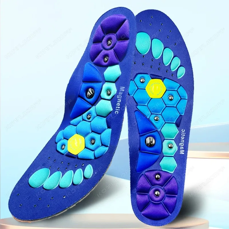 

Medical Magnetic Therapy Sports Insoles Massage Foot Weight Loss Slimming Acupressure Insole Anti-fatigue Health Care Shoe Pads