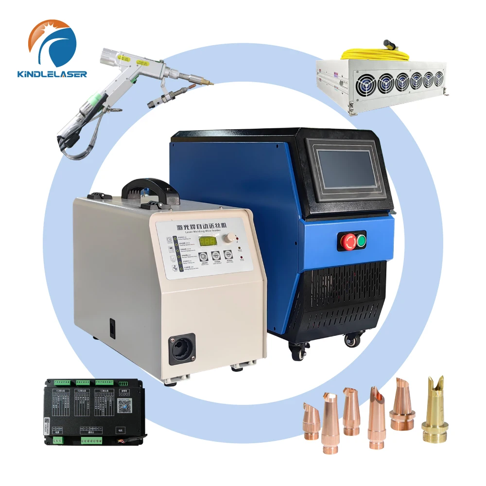 

KL Высокое качество Max/Bwt/Raycus портативный сварщик с воздушным охлаждением 2000 Вт оптический ручной волоконный лазерный сварочный аппарат