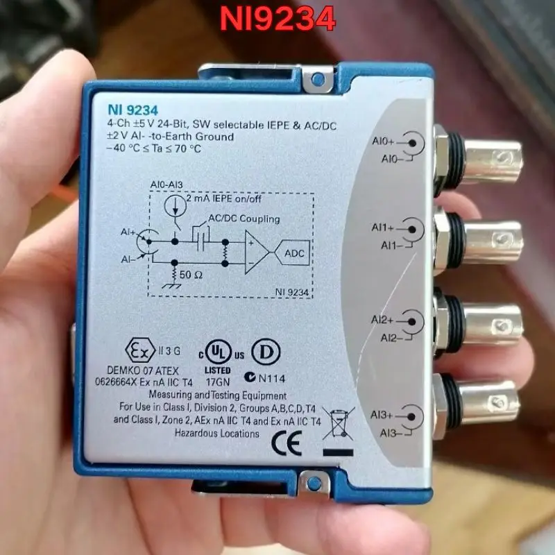 Second-hand NI9234 acquisition module function test is normal