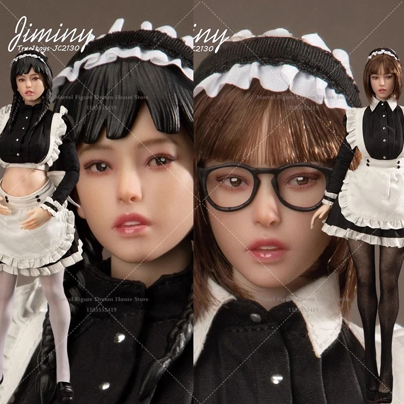 1/6 Scale Jiminy 12-inch Full Set Action Figure Female Soldier In Stock True1Toys JC2130 Implanted Hair Version Molded Hair Ver
