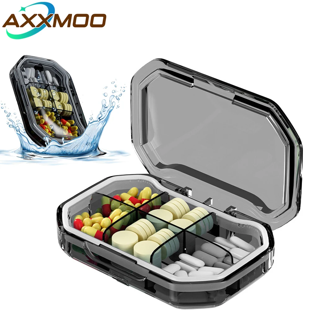 

1PCS Daily Pill Organizer Portable Pill Case, Travel Pill Organizer for Purse Pocket To Hold Vitamins,Cod Liver Oil, Supplements